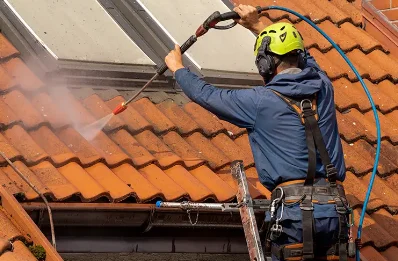 Démoussage et hydrofuge de toiture à Andoins